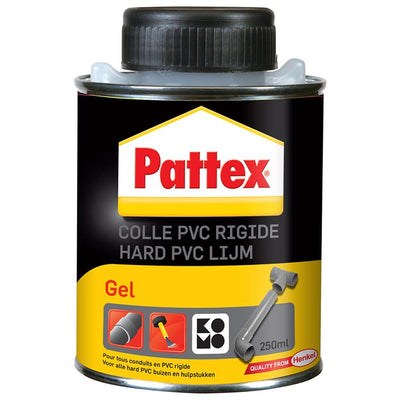 Pattex 1001021 - gel adhésif PVC dur 250ml | 2 pièces