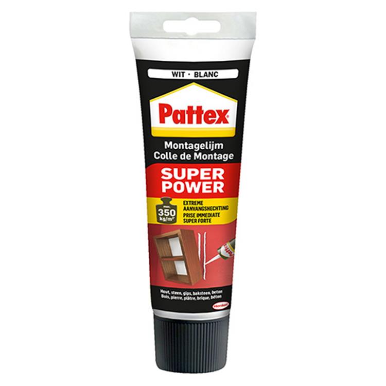 Pattex 1050552 - blanc super puissant 250g | 6 pièces