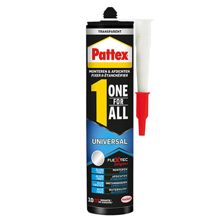 Pattex 1050546 - un pour tous universel transparent 300g | 1 pièce
