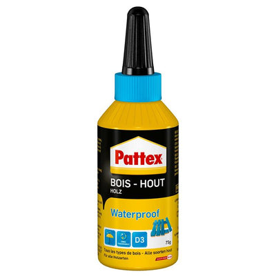 Pattex 1001836 - colle à bois imperméable 75gr | 6 pièces