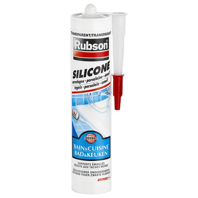 Rubson 1000921 - carrelage sanitaire porcelaine transparent 280ml | 6 pièces