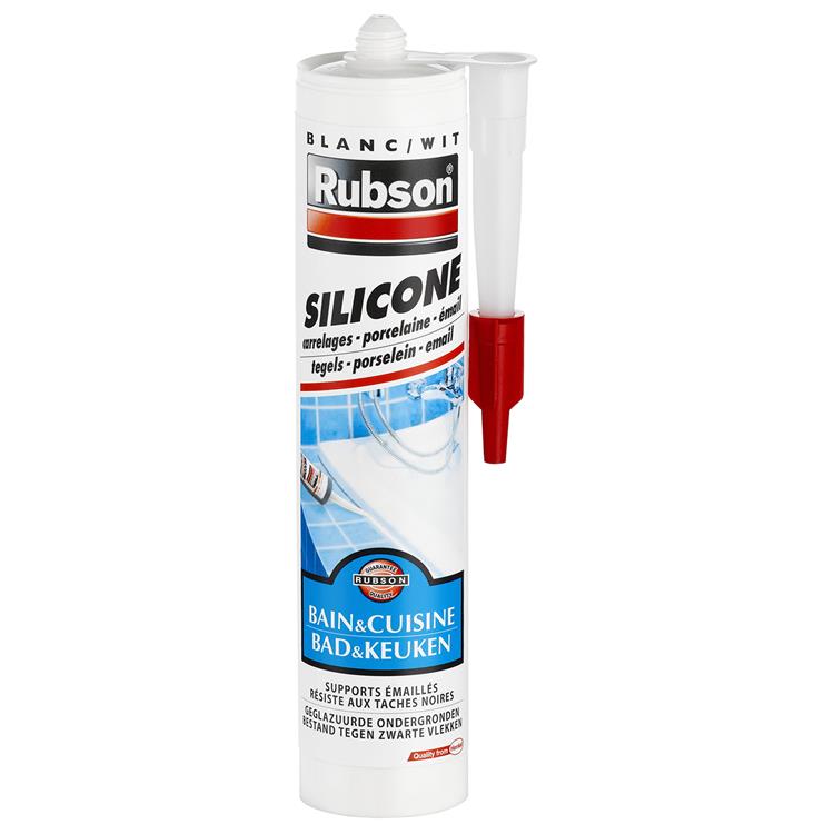 Rubson 1001578 - sanitaire multi matériaux blanc 280ml | 6 pièces