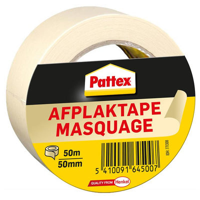 Pattex 1002691 - ruban de masquage 50mx50mm | 12 pièces