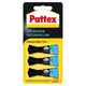 Pattex 1003849 - mini trio classique 3x1g | 6 pièces