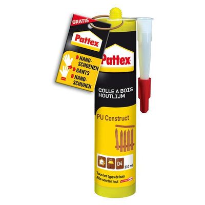 Pattex 1006109 - construction en bois pu 310ml | 2 pièces