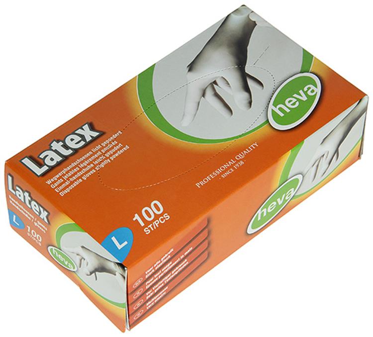 1001517 - gant en latex l 100 pcs | 2 pièces