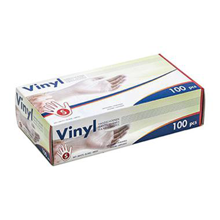 Hy@pro 1066457 - gant vinyle petit blanc non poudré boîte 100 pcs | 5 pièces