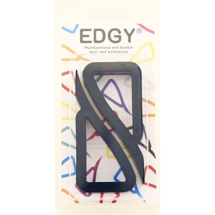 Edgy 1067111 - butée de porte et fenêtre noir | 5 pièces