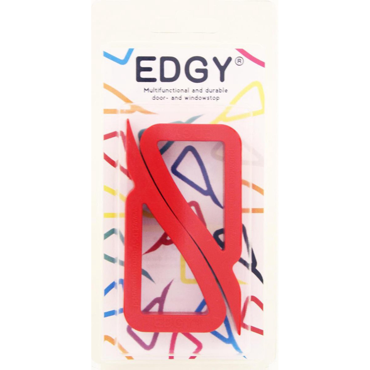 Edgy 1067112 - butée de porte et fenêtre rouge | 5 pièces
