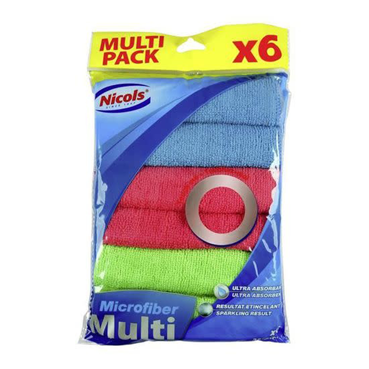 Nicols 1067752 - multipack microfibre x6 | 6 pièces