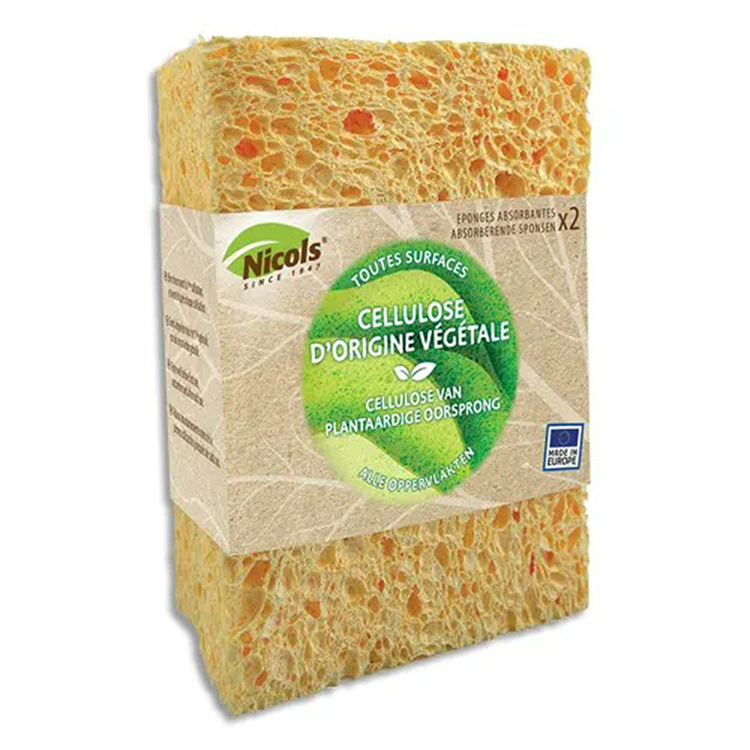 Nicols 1067756 - violoncelle éponge toute surface. vert x2 | 8 pièces