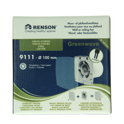 Renson 1069250 - méca. ventilateur standard 9111 (dia 100) | 2 pièces