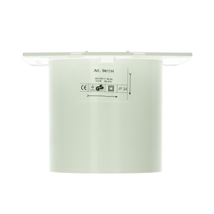 Renson 1069252 - mech.ventil. capteur d'humidité minuterie9411h (dia 100) | 2 pièces