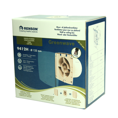 Renson 1069255 - mech.ventil. capteur d'humidité minuterie9412h (diapositive 125) | 2 pièces