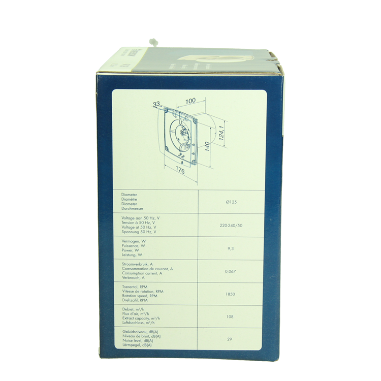 Renson 1069255 - mech.ventil. capteur d'humidité minuterie9412h (diapositive 125) | 2 pièces