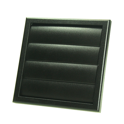 Renson 1069268 - grille de hotte aspirante 4 volets PVC 742 (100-130) str 9005 (noir) | 2 pièces