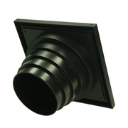 Renson 1069268 - grille de hotte aspirante 4 volets PVC 742 (100-130) str 9005 (noir) | 2 pièces - afbeelding 3