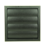 Renson 1069268 - grille de hotte aspirante 4 volets PVC 742 (100-130) str 9005 (noir) | 2 pièces - afbeelding 1