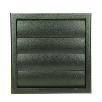 Renson 1069268 - grille de hotte aspirante 4 volets PVC 742 (100-130) str 9005 (noir) | 2 pièces