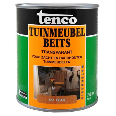 Tenco 1034330 - salon de jardin teck 0,75l | 3 pièces