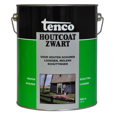 Tenco 1034390 - manteau à bois noir 5l | 1 pièce