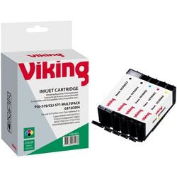 Cartouche d'encre Office Depot pg570xl + cl571xl compatible avec canon bcmg