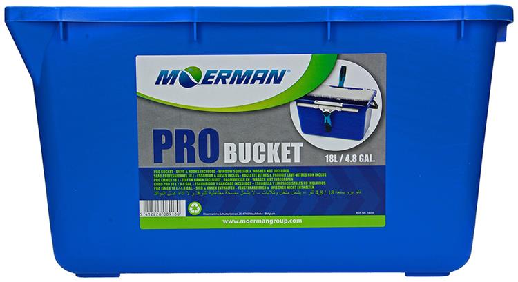 Moerman 1009221 - seau rectangulaire 18 l | 2 pièces