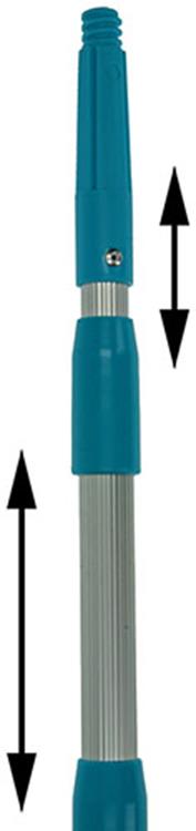 Moerman 1002396 - manche télescopique aluminium 2m | 6 pièces