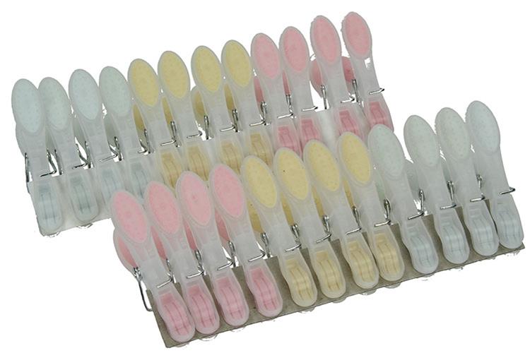 Moerman 1003413 - pinces à linge soft grip 24 pcs | 12 pièces