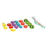 Perles de lecture en bois de Playwood en pot de fruits