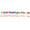 Ensemble de panneaux de circulation en bois Playwood, 18dlg.
