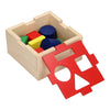 Trieur de formes en bois Playwood avec couvercle