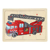 Puzzle à plots en bois Playwood pompiers, 9 pcs.