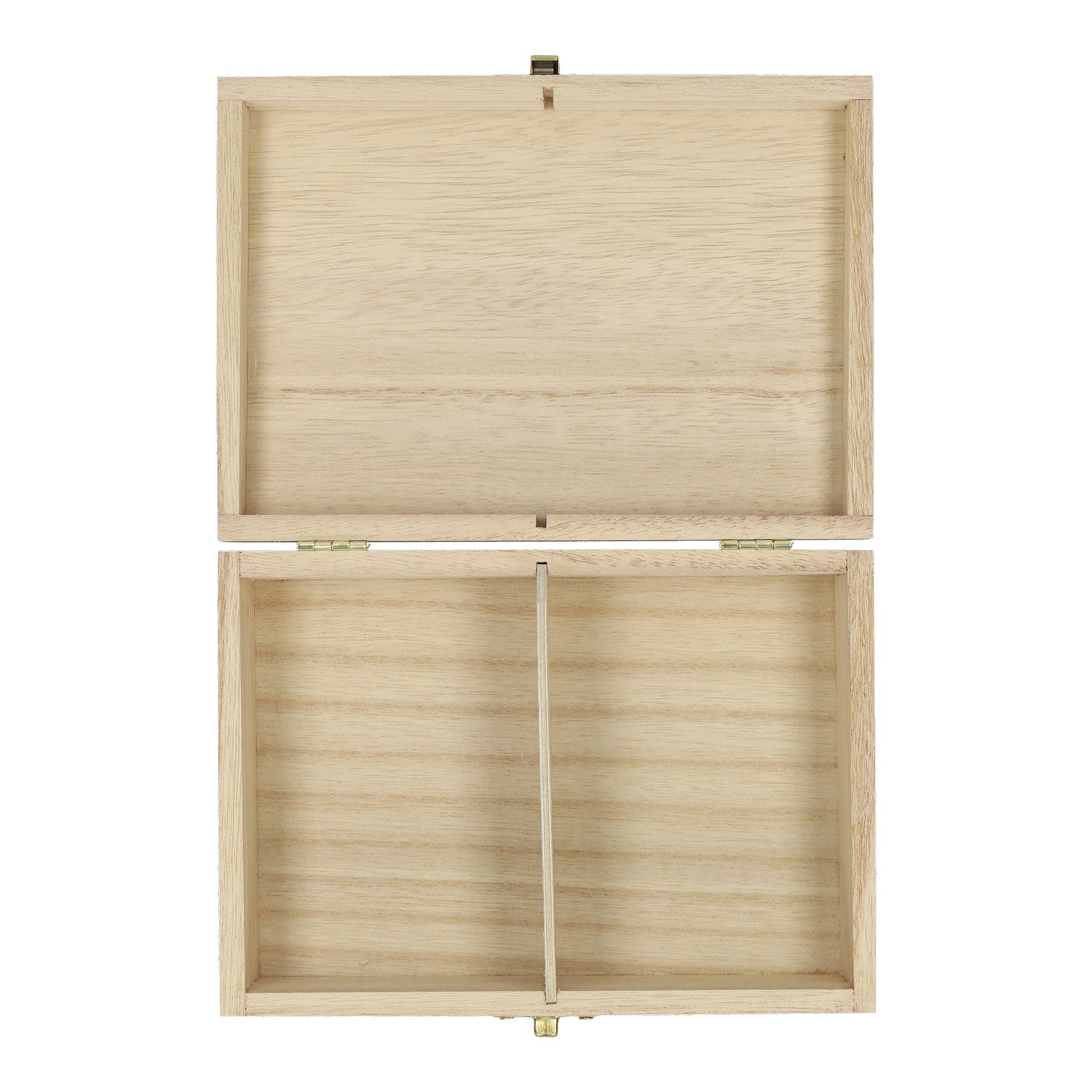 Boîte de cartes en bois avec couvercle de soupape