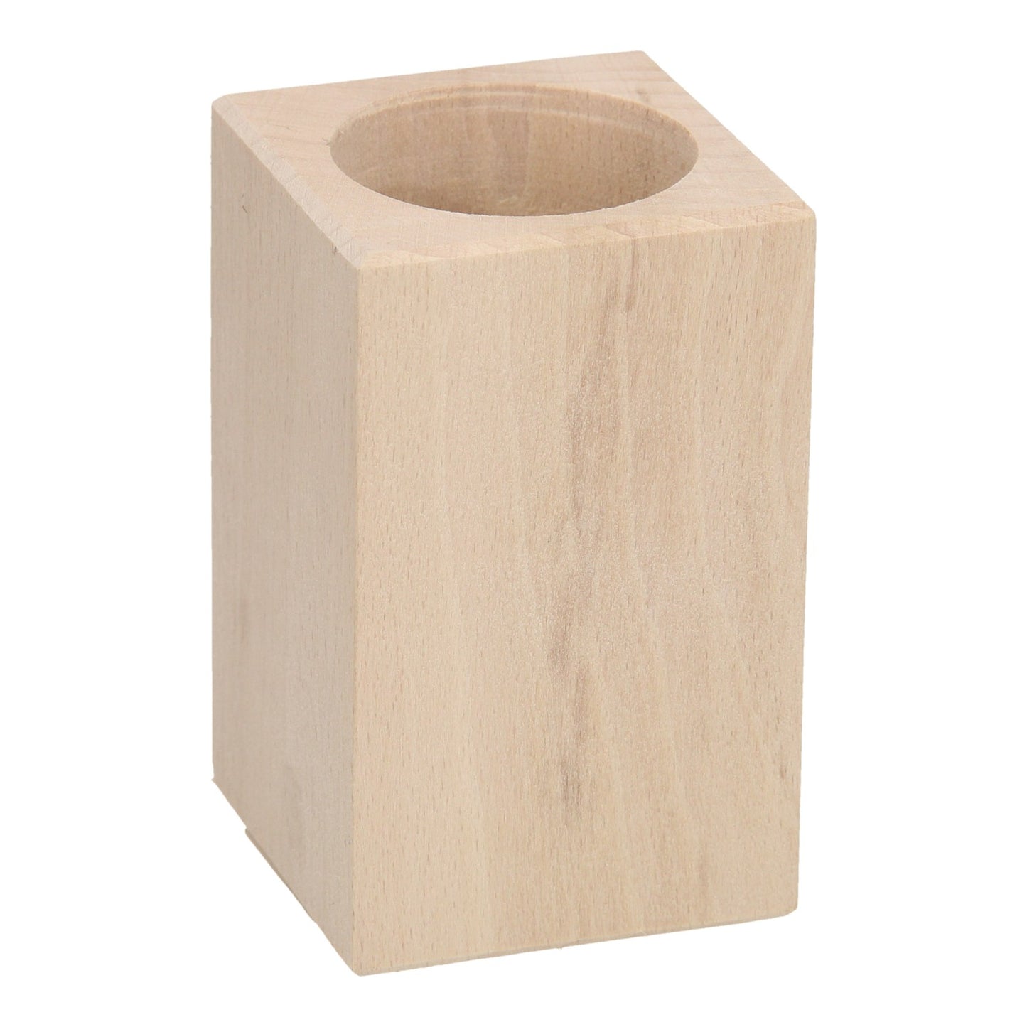 Penkenbakje Square avec bois rond en bois de hêtre