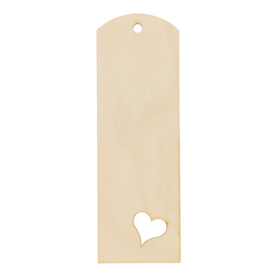 Playwood Bookmark with Heart Shape Triplex