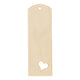 Playwood Bookmark with Heart Shape Triplex