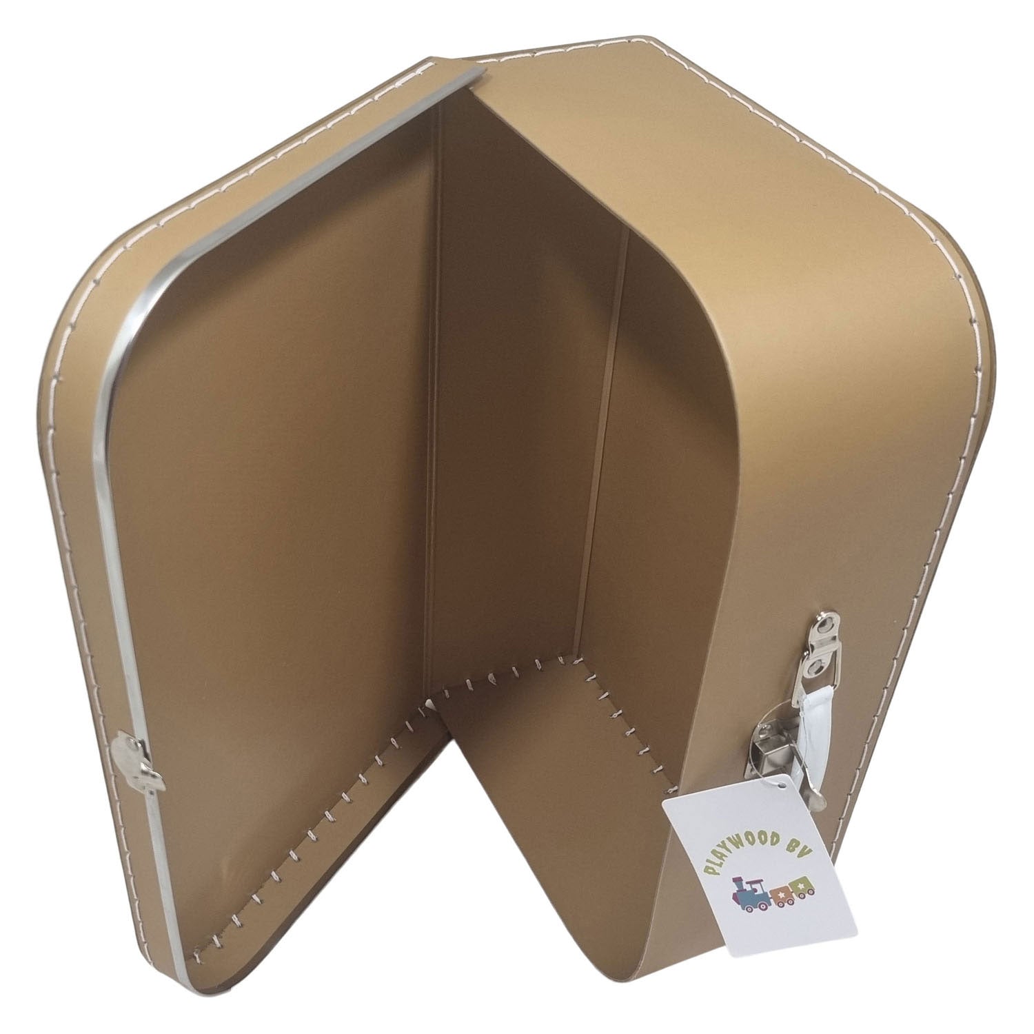 Playwood Cardboard Suitcase Set Brown, 3e.