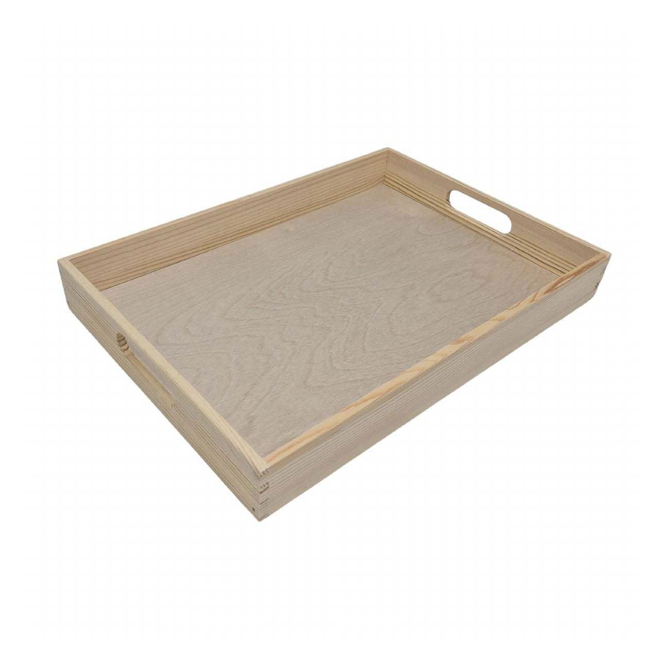 Plateau en bois Playwood manche droit, bord droit pin