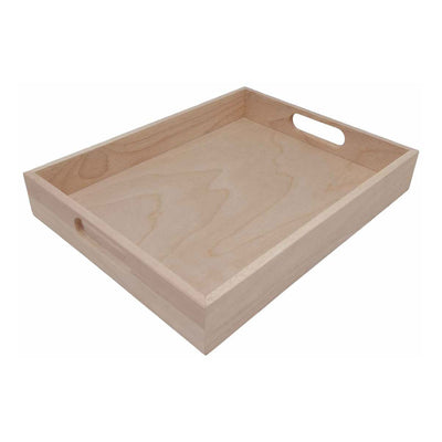Plateau en bois Playwood manche droit, bord droit en bois d'hévéa