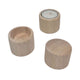 Photophore en bois Playwood rond sur pied
