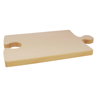 Planche à découper Playwood, pièce de puzzle en bois de hêtre