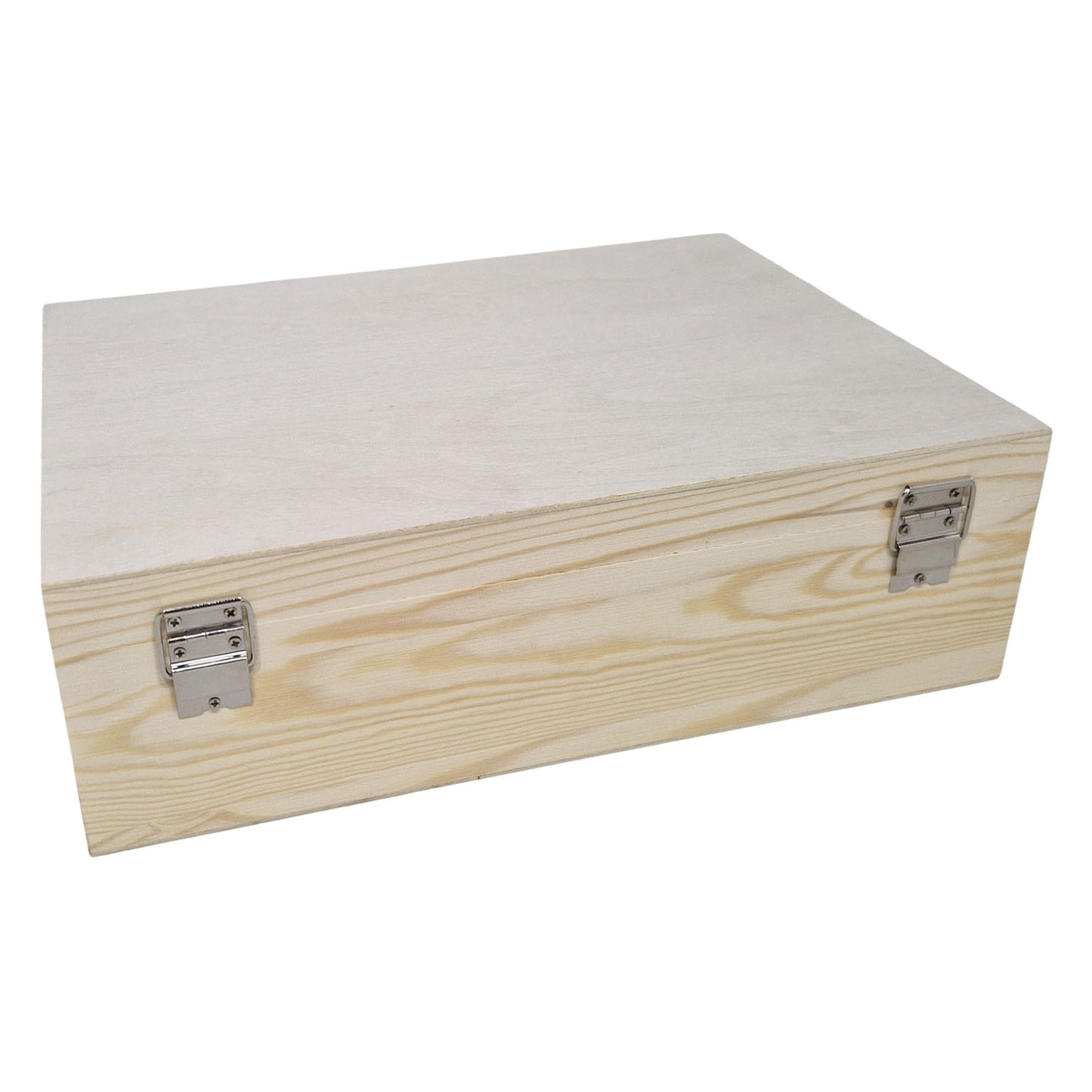 Valise en pin Playwood format A4 avec poignée en métal
