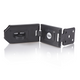 Yale 1065056 - hold-up 160mm noir haut | 2 pièces