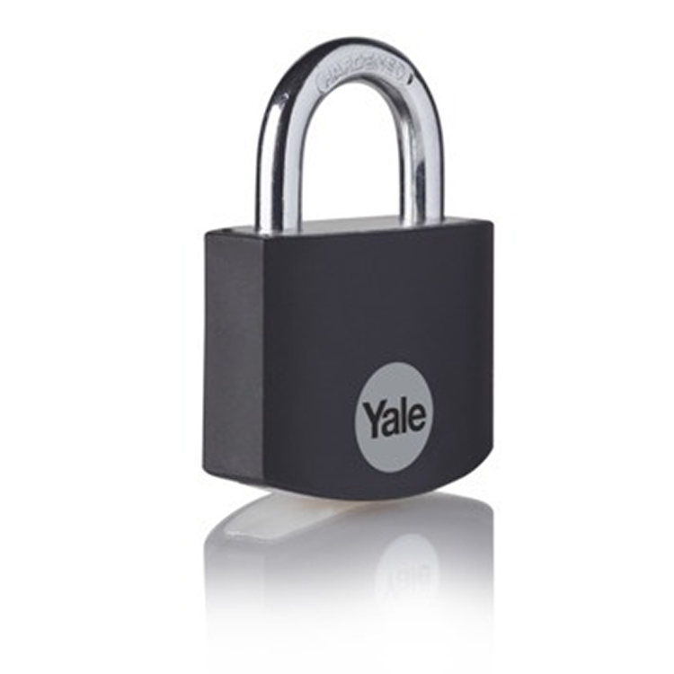 Yale 1065060 - cadenas 32mm aluminium noir std | 3 pièces