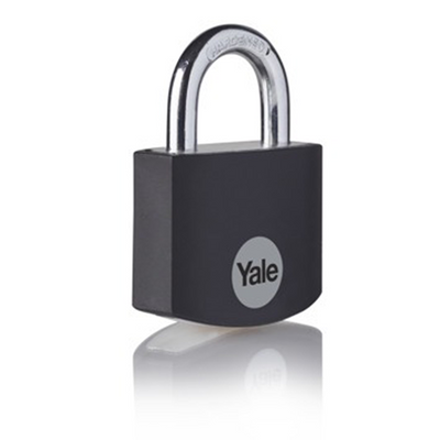 Yale 1065060 - cadenas 32mm aluminium noir std | 3 pièces