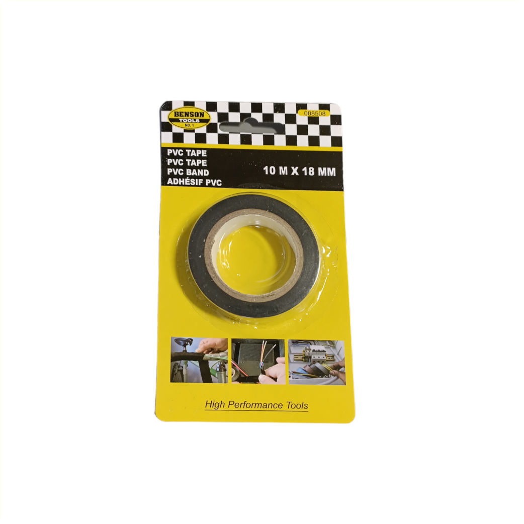 Bande d'isolation noire 10mx18 mm. perche