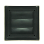 Renson 1069265 - grille de hotte aspirante en saillie PVC 733 (154x154) str 9005 (noir) | 2 pièces - afbeelding 2