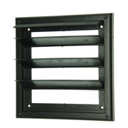 Renson 1069266 - grille de hotte aspirante en saillie PVC 733 (187x187) str 9005 (noir) | 2 pièces - afbeelding 2