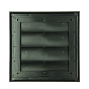 Renson 1069266 - grille de hotte aspirante en saillie PVC 733 (187x187) str 9005 (noir) | 2 pièces - afbeelding 4